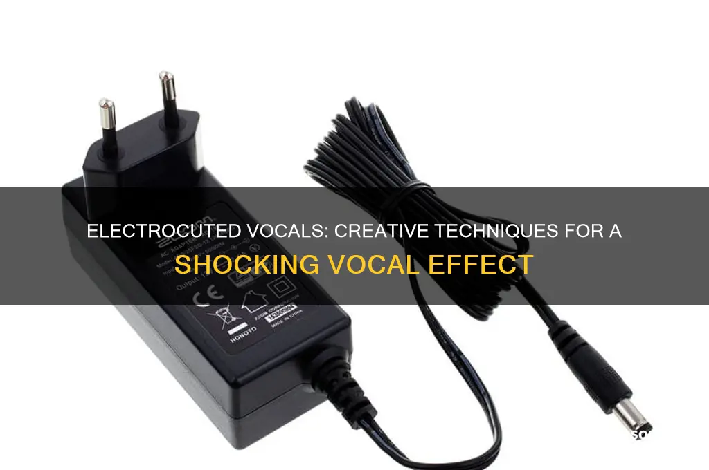 how to make vocals sound like theyre being electrocuted