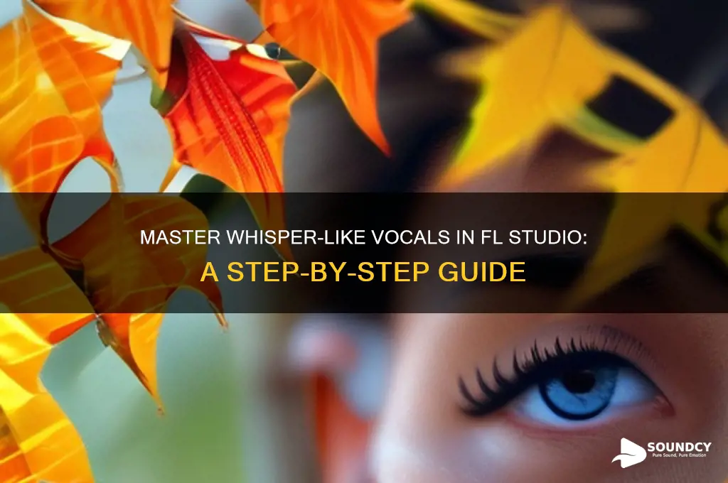 how to make vocals sound like whisper fl studio