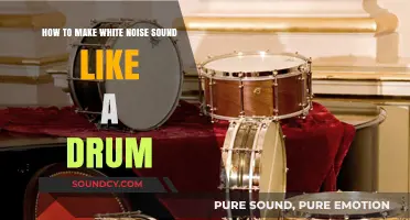 Transforming White Noise into Rhythmic Drums: A Creative Audio Guide