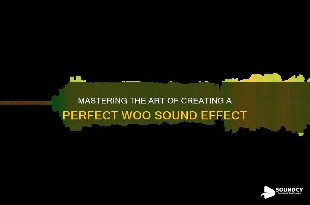 how to make woo sound