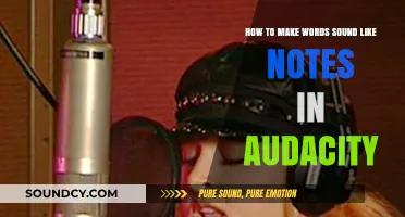 Transforming Words into Musical Notes: Audacity Techniques for Creative Audio Editing