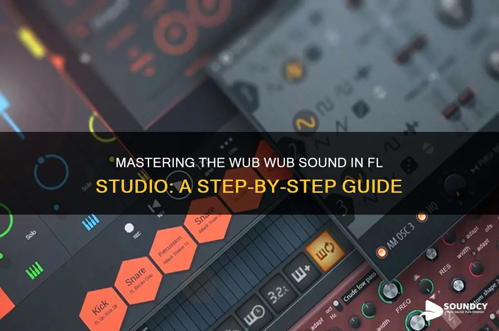 how to make wub wub sound in fl studio