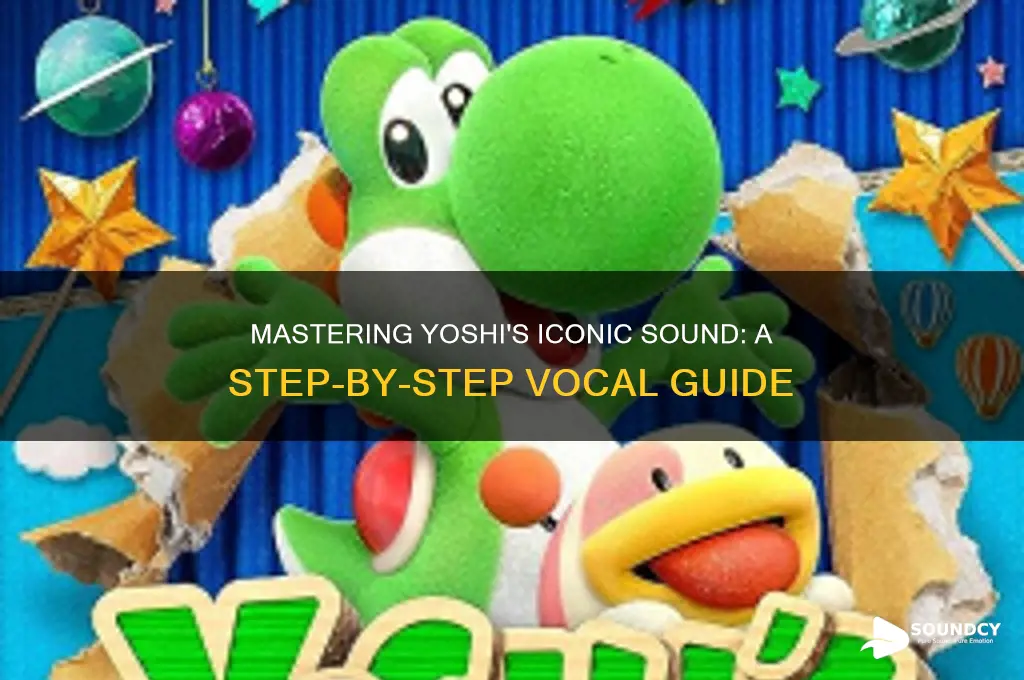 how to make yoshi sound