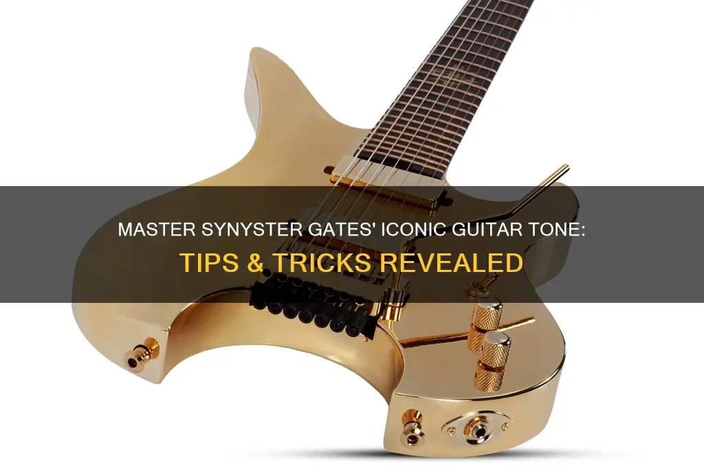 how to make you guitar sound like synister gates