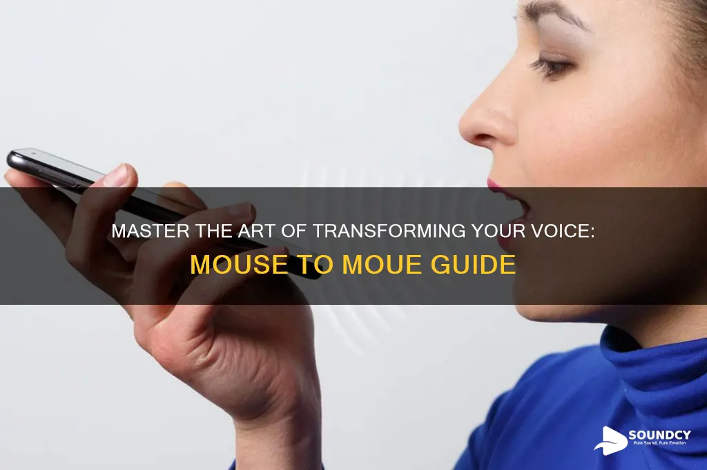 how to make you mose sound like a moue