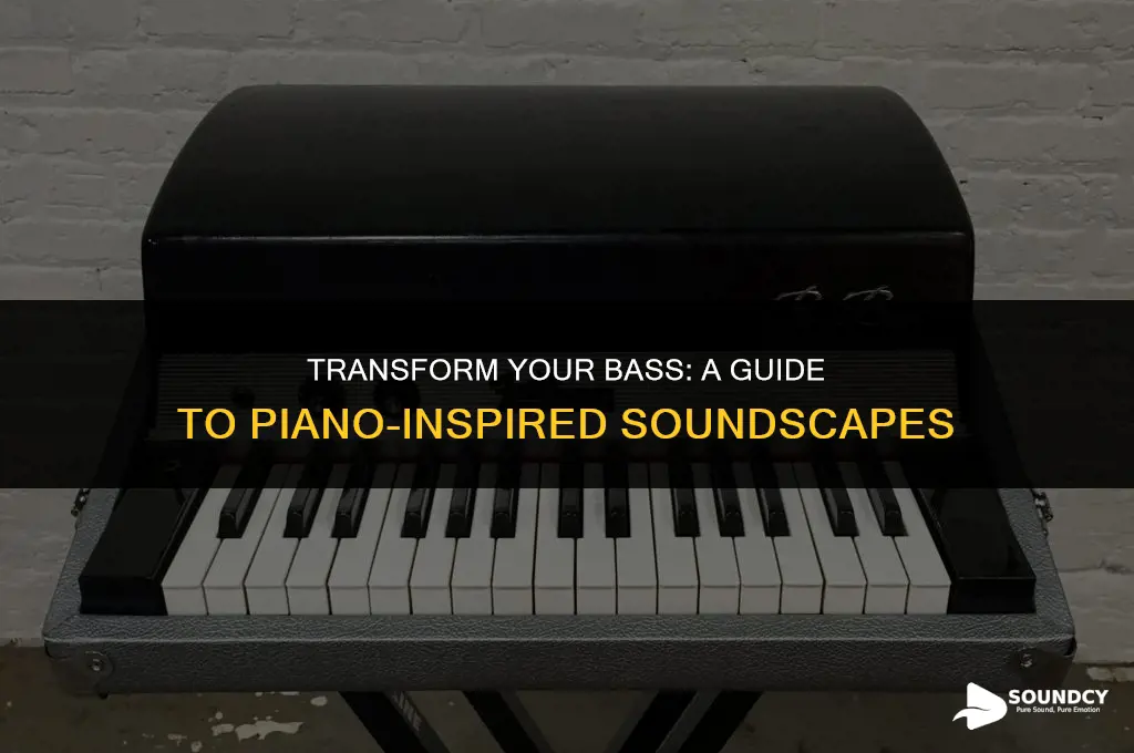 how to make your bass sound like a piano
