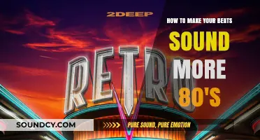 Retro Vibes: Crafting Beats with an 80s Groove