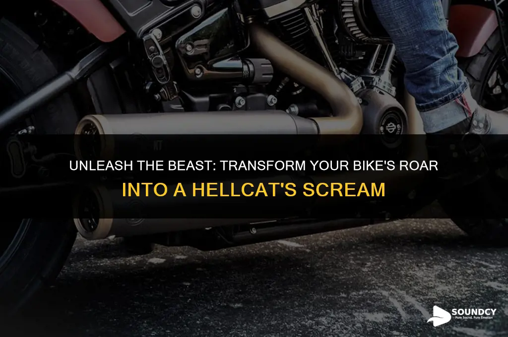 how to make your bike sound like a hellcat