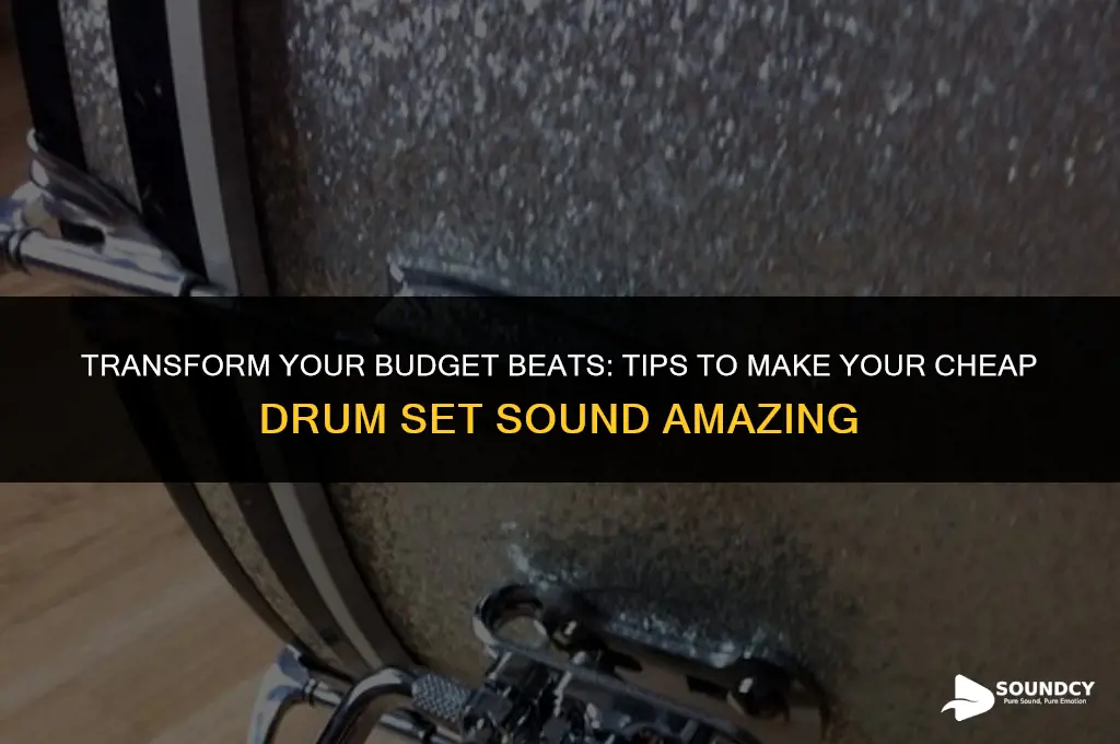 how to make your cheap drum set sound amazing