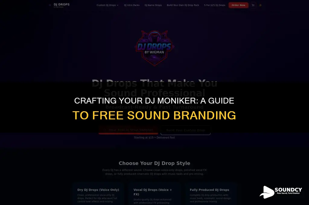 how to make your dj name sound for free