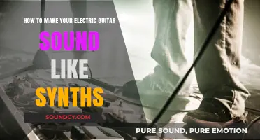 Synthesizing Strings: Crafting Synth-Like Sounds on Your Electric Guitar