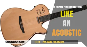Transform Your Electric Guitar: Achieving Acoustic Sounds