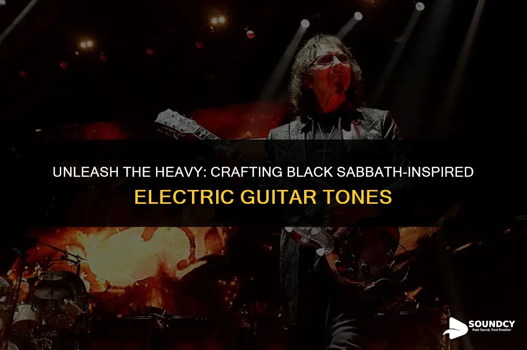 how to make your electric sound like black sabbath