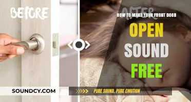 Silencing the Squeak: A Guide to a Noise-Free Front Door