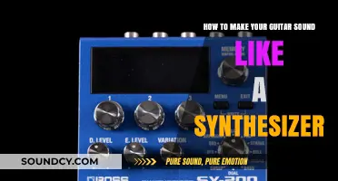 Synthesize Your Strings: Transforming Guitar Tones into Electronic Melodies