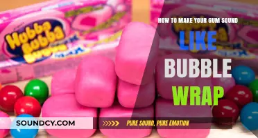 Popping with Creativity: Crafting Bubble Wrap Sound Effects with Gum