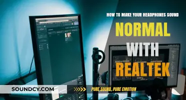 Fixing Realtek Headphone Sound: A Step-by-Step Guide