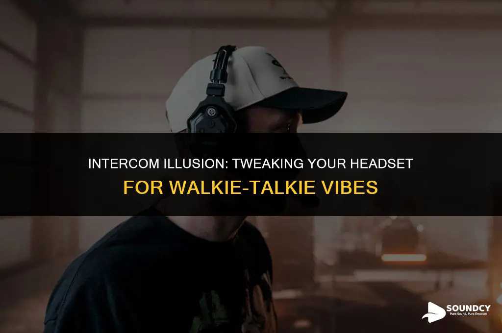 how to make your headset sound like an inercom
