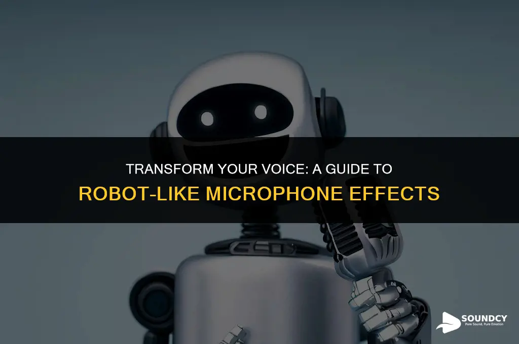 how to make your mic sound like a robot