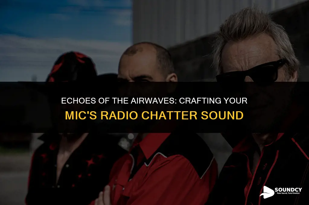 how to make your mic sound like radio chatter