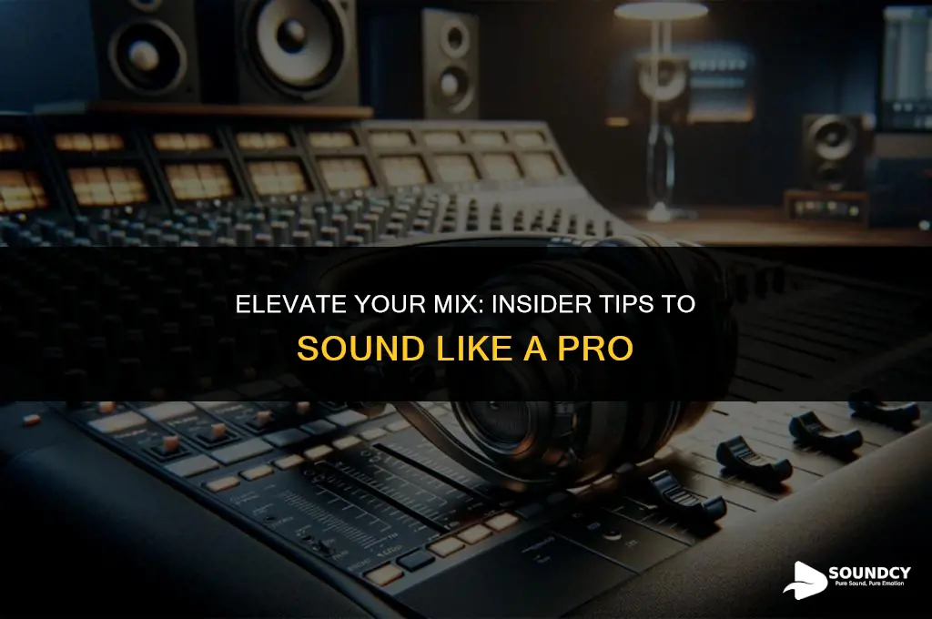 how to make your mix sound like the pros