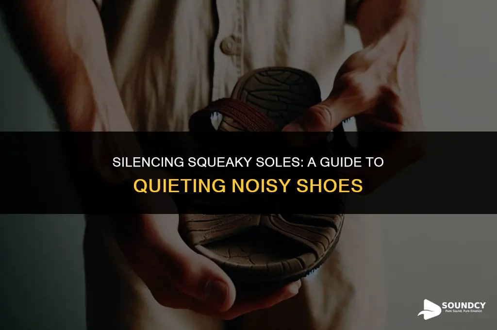 how to make your noise shoes stop making sound