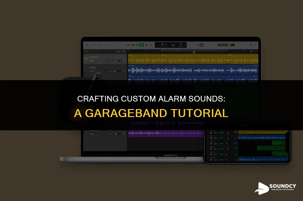 how to make your own alarm sound with garageband