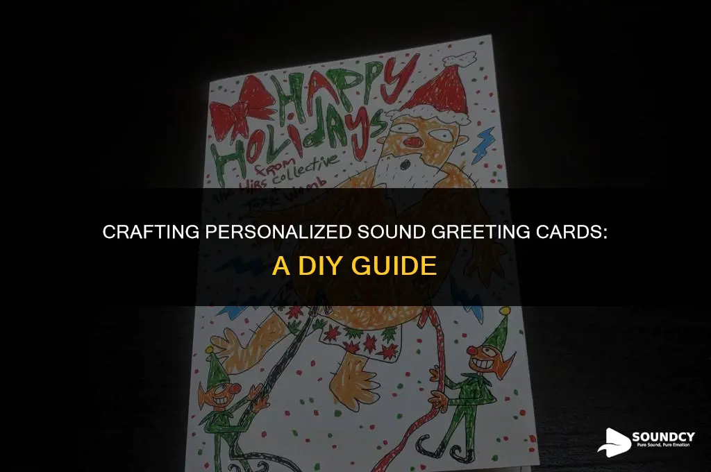 how to make your own greeting card with sound