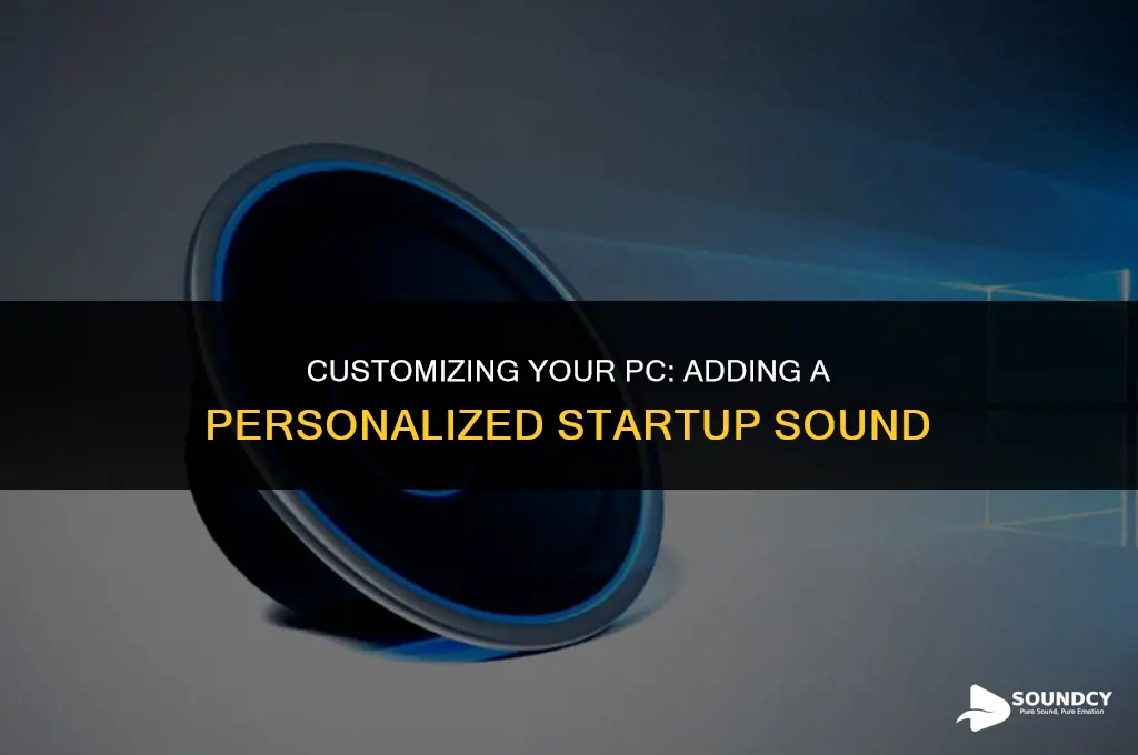 how to make your pc do a startup sound