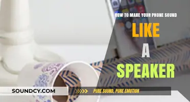 Amplify Your Audio: Transform Your Phone into a Speaker