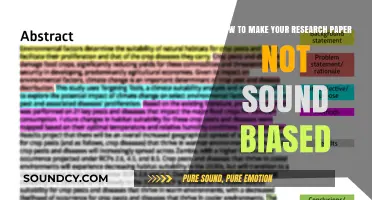 Crafting Objective Research: A Guide to Bias-Free Academic Writing