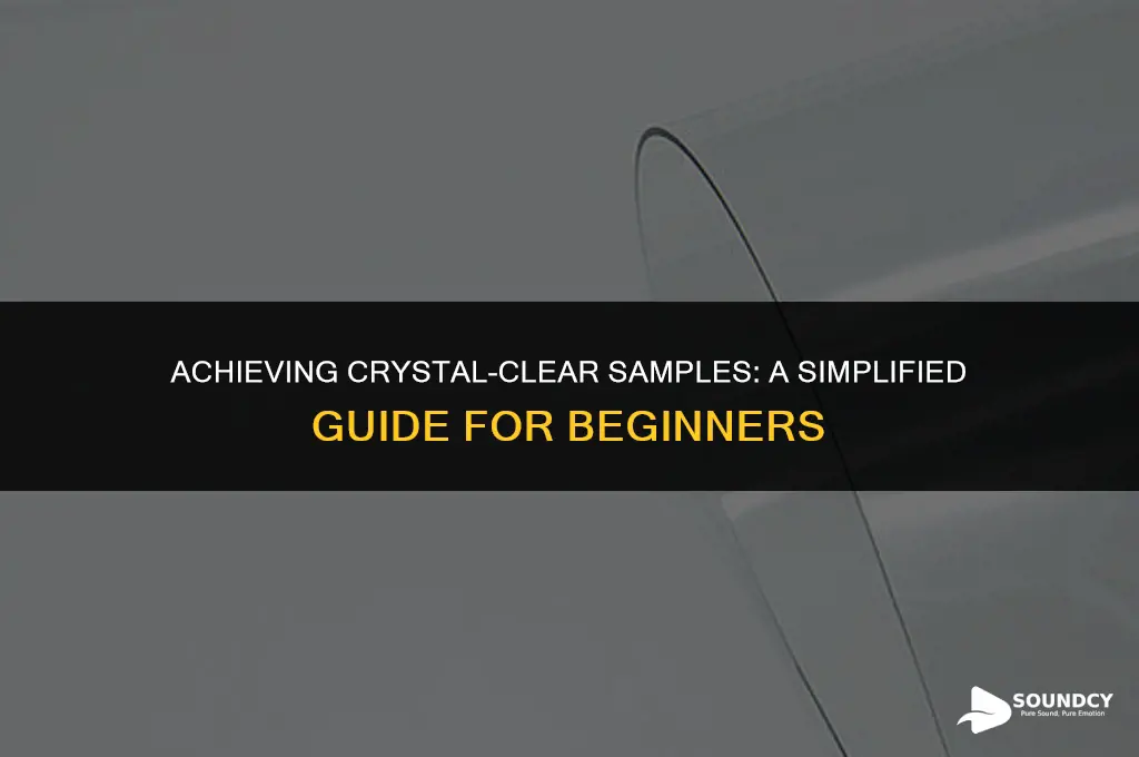 how to make your sample sound clean in simpler