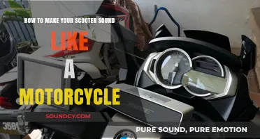 Rev Up Your Ride: Transforming Your Scooter's Sound to Motorcycle Mode