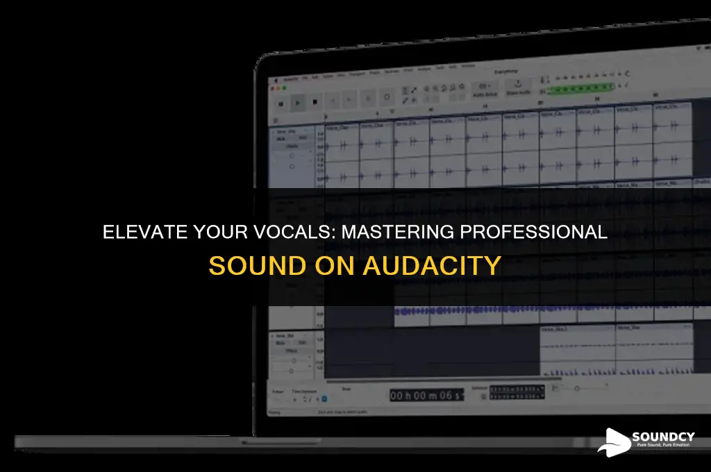 how to make your sining sound professional on audacity