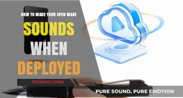 Deploying Your Pen: A Guide to Sound-Making Techniques