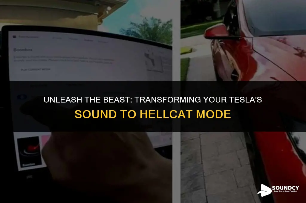 how to make your tesla sound like a hellcat