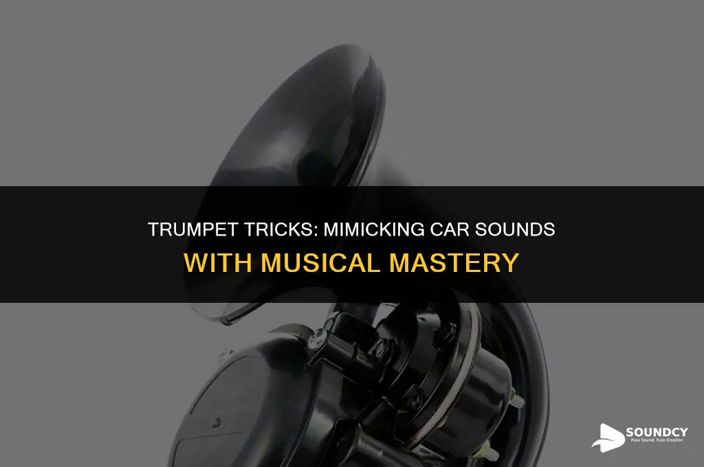 how to make your trumpet sound liike a car