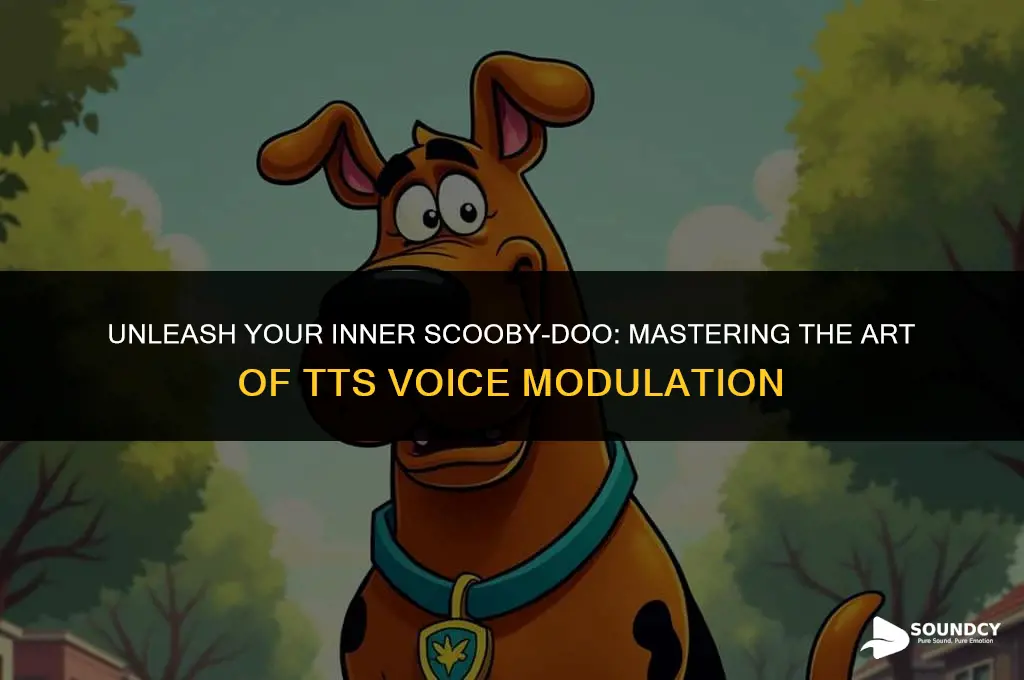 how to make your tts sound like scooby doo