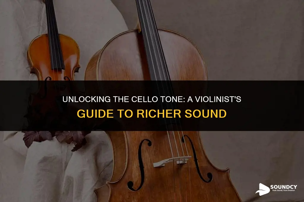 how to make your violin sound like a cello