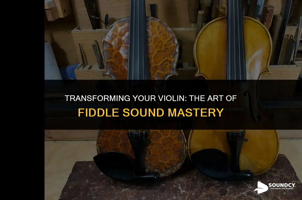 how to make your violin sound like a fiddle