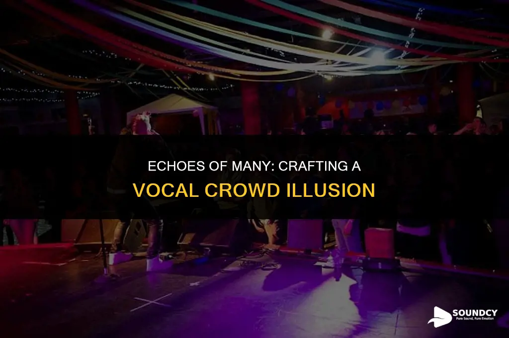 how to make your vocal sound like a crowd