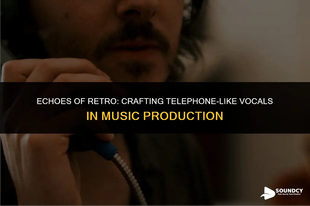 how to make your vocals sound like a telephone