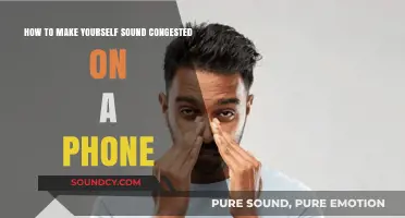 Mastering the Art of Sounding Congested on Phone Calls