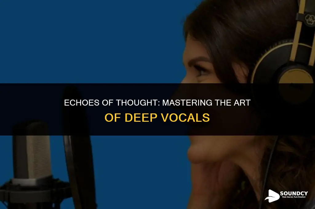 how to make yourself sound deep in a microphone
