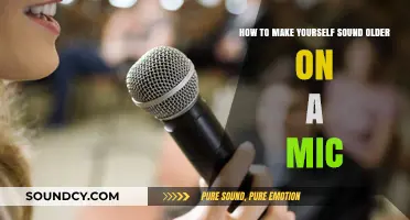Voice Modulation Techniques: Sounding Older on Microphone