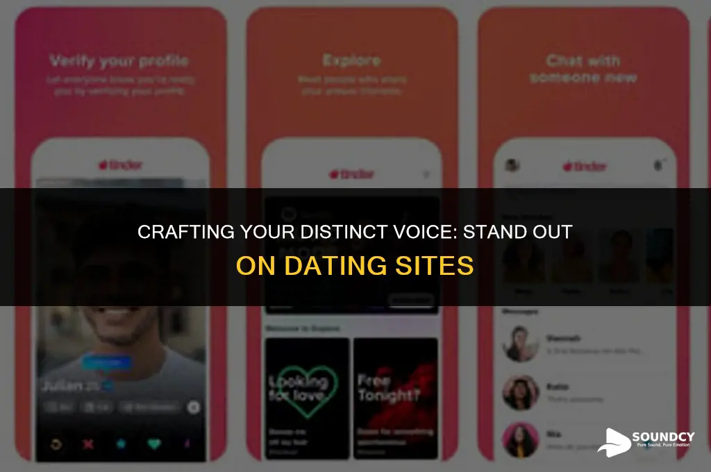 how to make yourself sound unique on dating sites