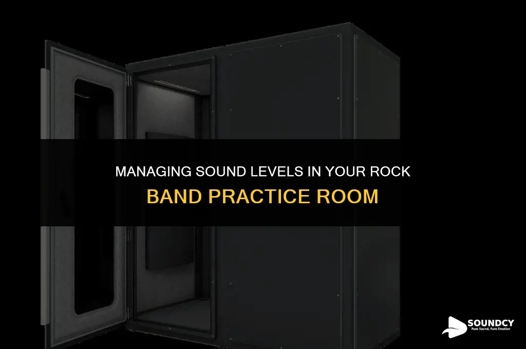 how to manage sound levels rock band practice room