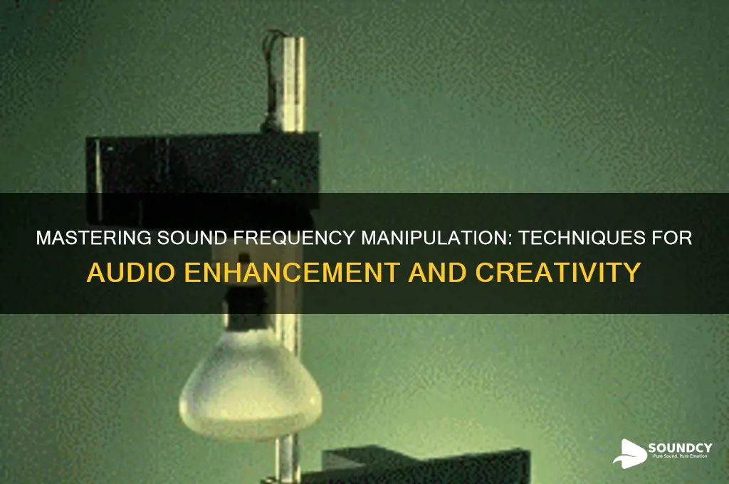how to manipulate sound frequency