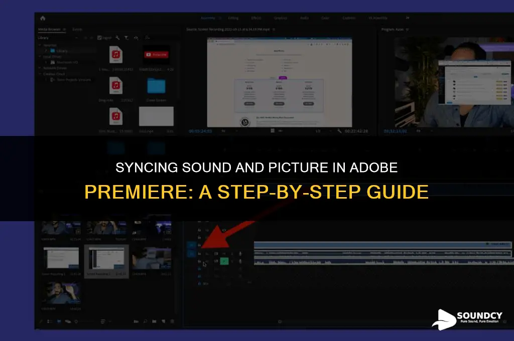 how to marry sound to picture in adobe prepmiere