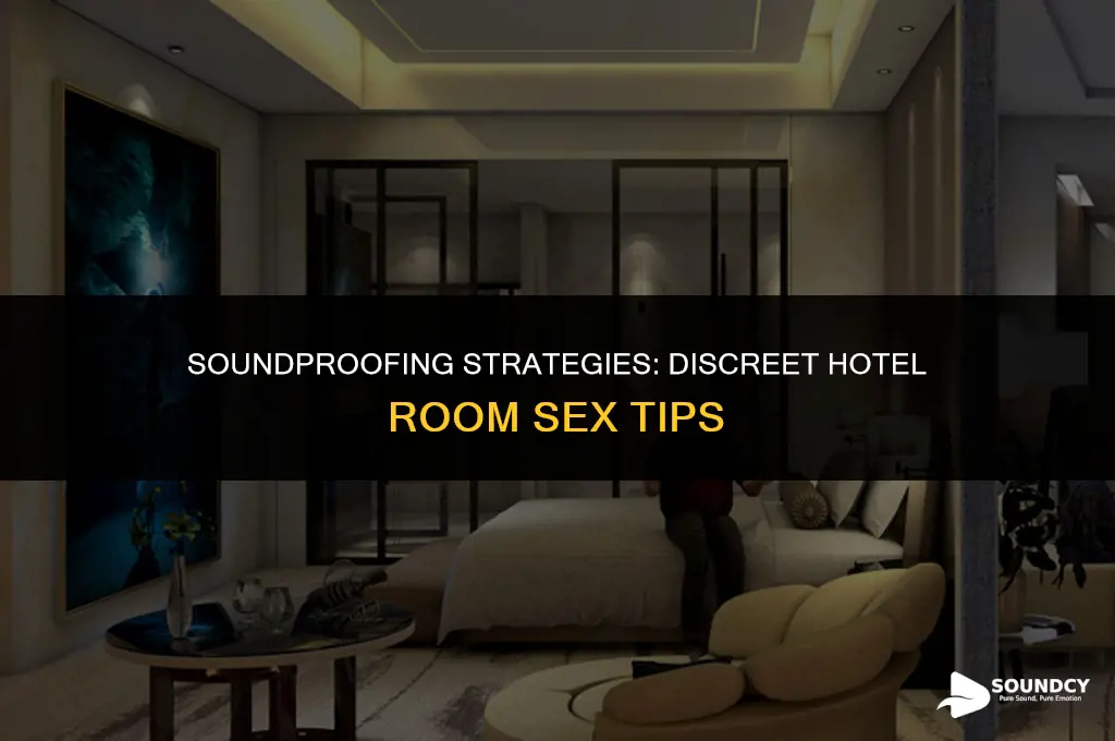how to mask sex sounds in a hotel room